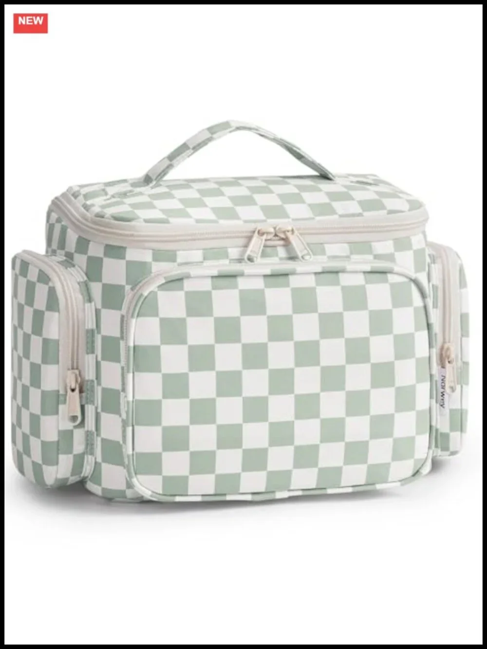 Hanging Travel Toiletry Bag - Large Cosmetic Organizer with Wide Open Design